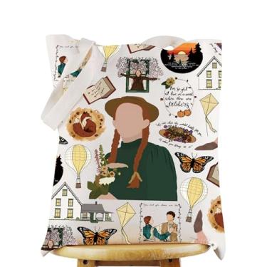 Imagem de WZMPA Bolsa de ombro Anne Shirley Fans Gift I'm So Glad I Live In A World Where There Are Octobers Anne (I'm So Glad TG)