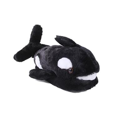 Imagem de Pantufas infantis e adultos Happy Feet Animal, Whale, 10.5-12.5 Women/9.5-11.5 Men