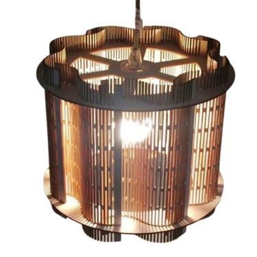 Imagem de Luminária Teto Tipo Pendente Pandora Mdf - Completa Mdf Cru