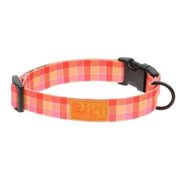 Imagem de Coleira RC Pets Eco Clip | Ajustável, Durável, Ecológico | Pequeno, 9,5 cm (3/10.2 cm), Gingham alegre