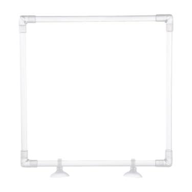 Imagem de Anel de alimentação de aquário de acrílico reutilizável e curral flutuante para plantas - protetor de comida de peixe transparente com fácil montagem para tanques, lagoas, jardins