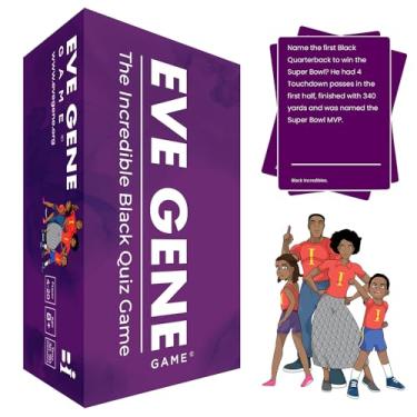 Imagem de Eve Gene Card Game: African American Fun Familiy Game. Black Game for Kids, Teenagers & Adults. Black Party Game, Perfect for Game Night. Educational, Learning, Black Excellence!