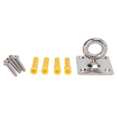 Imagem de M8 Aço inoxidável Teto pesado parede de teto pendurado Hammock U Gancho em forma de U para cadeira de balanço