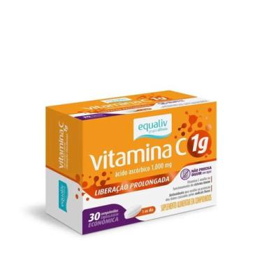 Imagem de Vitamina C 1g 30 Cápsulas - Equaliv Liberação Prolongada