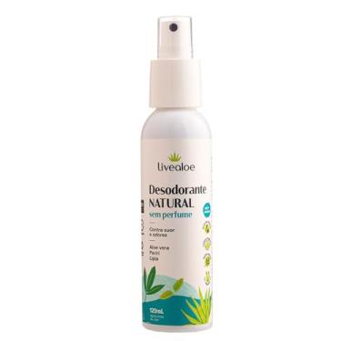 Imagem de LiveAloe Desodorante Natural Sem Perfume 120Ml