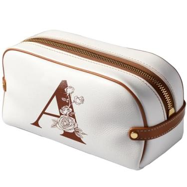 Imagem de Bolsa transversal feminina inicial bolsa de ombro pochete lateral transversal mochila de viagem pequeno cinto de couro mãe filha mãe irmã namorada melhor amiga Natal Natal presente de aniversário