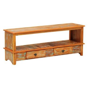 Imagem de Rack Aparador Santana 1,5M com 2 Gavetas Madeira Maciça Pátina - MHM M