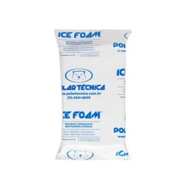 Imagem de Gelo Artificial Espuma Ice Foam 400g Caixa com 30 Unidades - Polar Sto