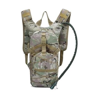 Imagem de Mochila Leve Caminhadas, Mochila De Hidratação Para Campismo E Caminhadas Ao Ar Livre Com Reservatório Água De 3 Litros, Assalto Militar À Prova Dágua Sobrevivência, Para Trekking, Trilhos(E)