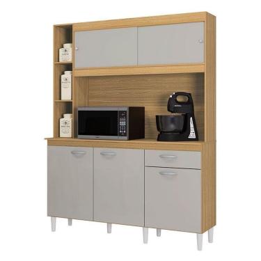 Imagem de Cozinha Kit Duda 140 Cm Damasco Off White – Poquema