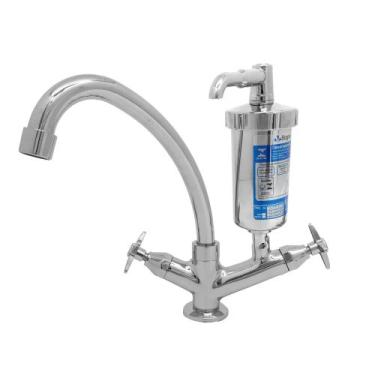 Imagem de Torneira Filtro E Bica Movel Com Copo Abs C23 Mesa - Bognar