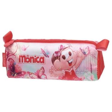 Imagem de Estojo Escolar De Lápis Necessaire Infantil Mônica Borboleta