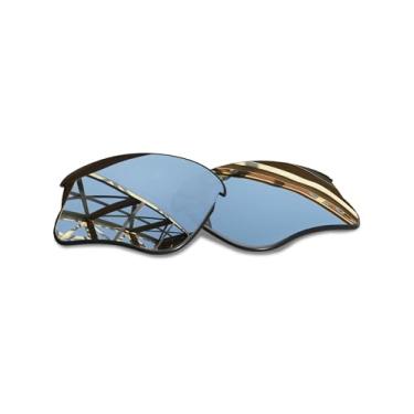 Imagem de SmartVLT Lentes de substituição masculinas de titânio prata para óculos de sol Oakley Flak Jacket XLJ OO9009