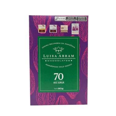 Imagem de Chocolate 70% Cacau Rio Juruá Luisa Abram  80g