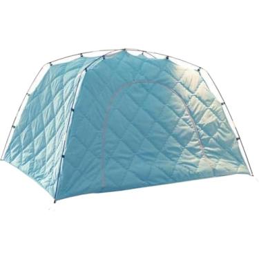 Imagem de Barraca De Cama, Barraca Quente Interna, Barraca à Prova De Som E Espessa, Barraca De Cama De Privacidade Doméstica, Universal Durante Todo O Ano, à Prova De Vento E Frio, Blue, 2 * 1.8 * 1.2M