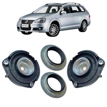 Imagem de Kit Coxim Batente Amortecedor Dianteiro Jetta Variant 06/... - Solupe 