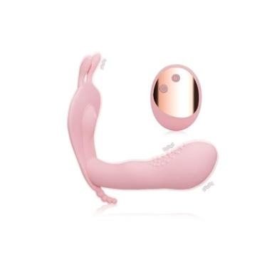 Imagem de Vibrador Controle Remoto Coelho Clitóris Estimulador Clitóris Ponto G Massageador Erótico Zatla shop