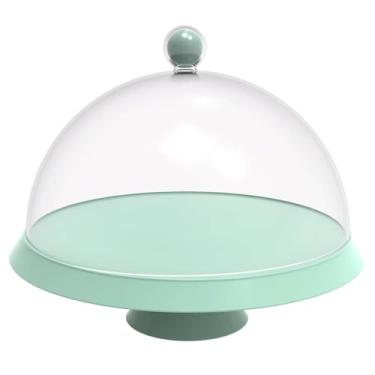 Imagem de PORTA BOLO BUBBLE Ø300 COM PÉ - MENTA