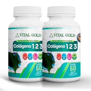 Imagem de COLÁGENO TIPO 123-500mg (60 Cápsulas) VITAL GOLD (2)