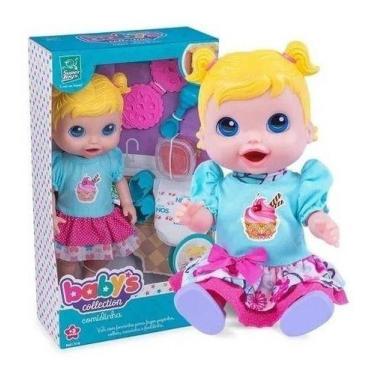 Imagem de Boneca Come e Faz Caquinha Supertoys, Colorido, Comidinha