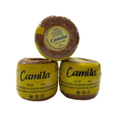 Imagem de Linha Bordado Camila 40m Ref 00285 Marrom Coats Corrente