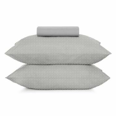 Imagem de Jogo de Cama Solteiro 2 Peças Altenburg Toque Acetinado - Dohler, Cinz
