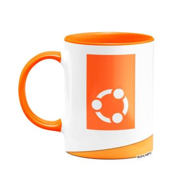 Imagem de Caneca Linux B-orange - Ubuntu 2022