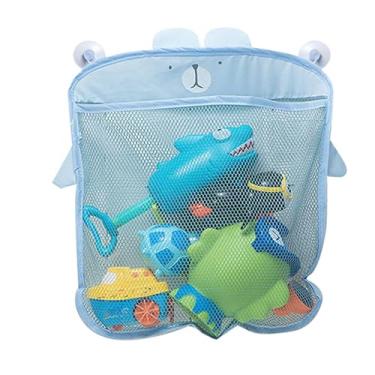 Imagem de Rrlihjgu Rede De Armazenamento De Brinquedos De Banho Com Ventosas,Organizador De Brinquedos De Banho | De Rede De Malha Para Banheiro Infantil E Quarto De