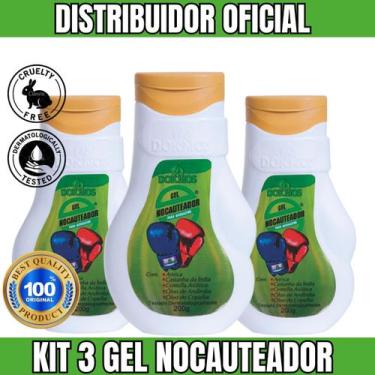 Imagem de Kit 3 Gel Massageador Nocauteador Dokmos 200g