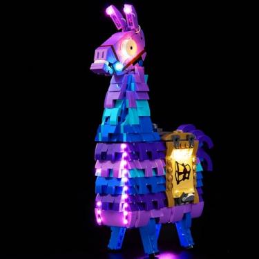 Imagem de BrickSoul LED Light Up Kit Compatible with Lego Fortnite Supply Llama 77071 Building Set for Adults, Upgraded Version Lights Accessories Set Only (Model Not Included), Great Gift for DIY Fans