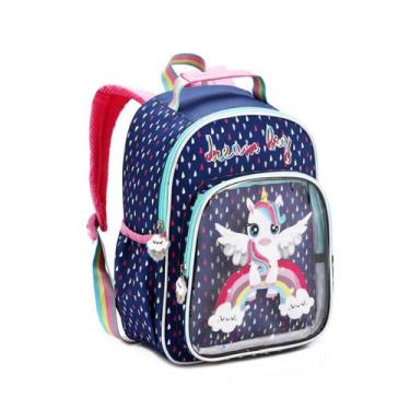 Imagem de Mochila Creche Para Passeio Infantil Unicórnio - Denlex