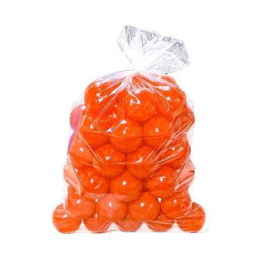 Imagem de 100 Bolinhas De Piscina Laranjas Que Não Amassam