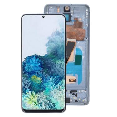 Imagem de Yunir Para Substituição da Tela LCD 4G, Tela LCD Para SM G980 SM G980U G980B G980F Digitalizer Touch Screen Conjunto Com Moldura e Kit de Reparo (Azul)