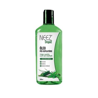 Imagem de Óleo pós depilatório aloe vera e mentol 240ml neez