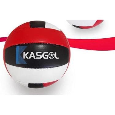 Imagem de Bola De Voleibol Kasgol Oficial - Vermelho Preto E Branco