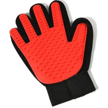 Imagem de Luva Pet Escova Tira Pelo Removedor de Pelo Rasqueadeira Cães Gato Nano Magnética