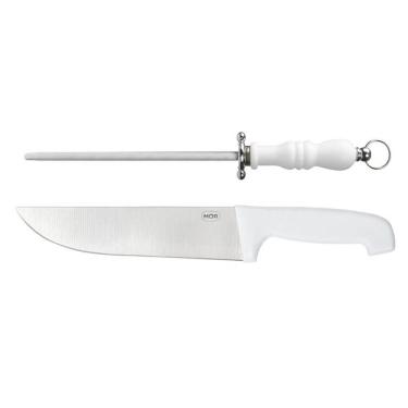 Imagem de Conjunto Do Assador 2 Peças Faca E Chaira - 3345 - Mor Kit Faca E Chaira Mor 003345