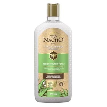 Imagem de Tío Nacho Condicionador Reconstrutor Antiqueda Natural com Aloe Vera e Geleia Real – Reparação Profunda, Nutrição e Fortalecimento para Cabelos Danificados 415ml