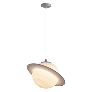 Imagem de Luminária pendente de resina para quarto infantil, mini lustres suspensos para quarto de meninos e meninas, lâmpadas de teto rebaixado E27 para berçário, quarto, estudo, corredor
