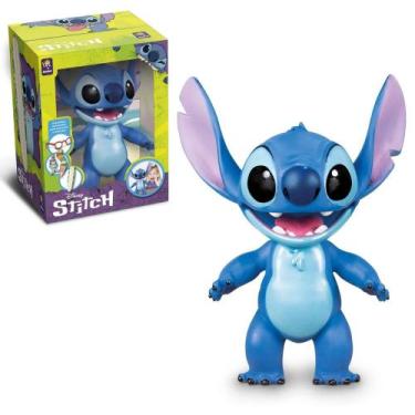 Imagem de Boneco Stitch Articulado 32cm com Acessorios Cartonados Mimo Toys