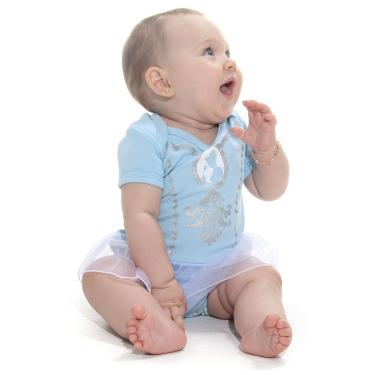 Imagem de Body com Saia Bebe Cinderela - Tamanho GG (de 9 a 12 meses) - 920421- Sulamericana