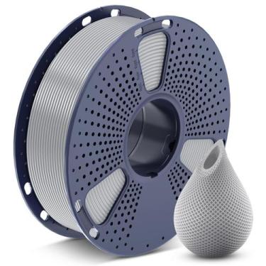 Imagem de Filamento de impressora 3D SUNLU PETG 1,75 mm 1 kg Spool Silver