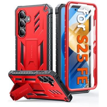 Imagem de Capa FNTCASE para Samsung Galaxy S25 FE, resistente à prova de choque,