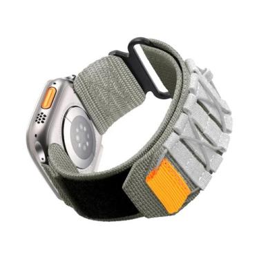 Imagem de Pulseiras Táticas De Nylon Para Apple Watch Ultra 2 1 10 9 8 7 6 5 SE 