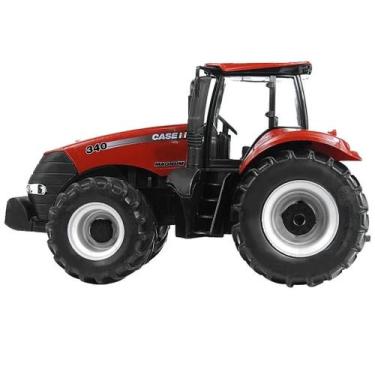 Imagem de Trator Case Magnum Graneleiro Usual Réplica Miniatura Brinquedo Infant