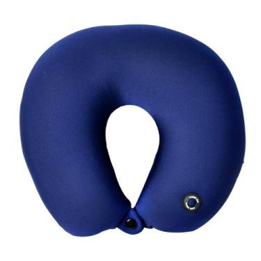 Imagem de Almofada De Viagem Com Massageador Travesseiro Descanso Pescoço Yin's,