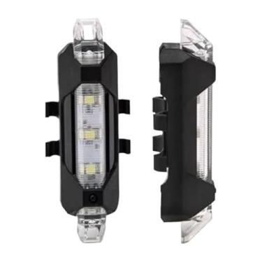 Imagem de Lanterna Traseira Para Bicicleta - Sinalizador De SegurançA Para Bike(Branca)