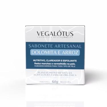 Imagem de Sabonete Natural Dolomita & Arroz 60g – Limpeza Suave e Renovadora para Todos os Tipos de Pele