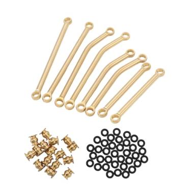 Imagem de SPYMINNPOO Conjunto de Tirante RC, Ligação de Cobre de Alta Folga Com Estabilidade e Controle Aprimorados para Esteira de Controle Remoto