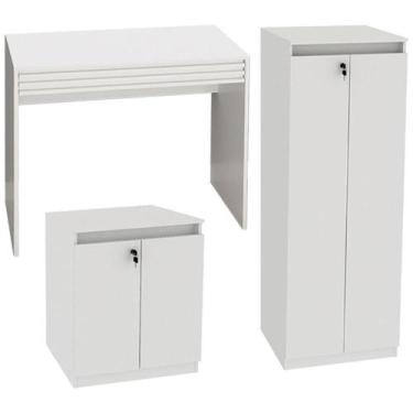 Imagem de Escrivaninha Armario Balcao Escritorio Mex73x51x49 - TECNO MOBILI